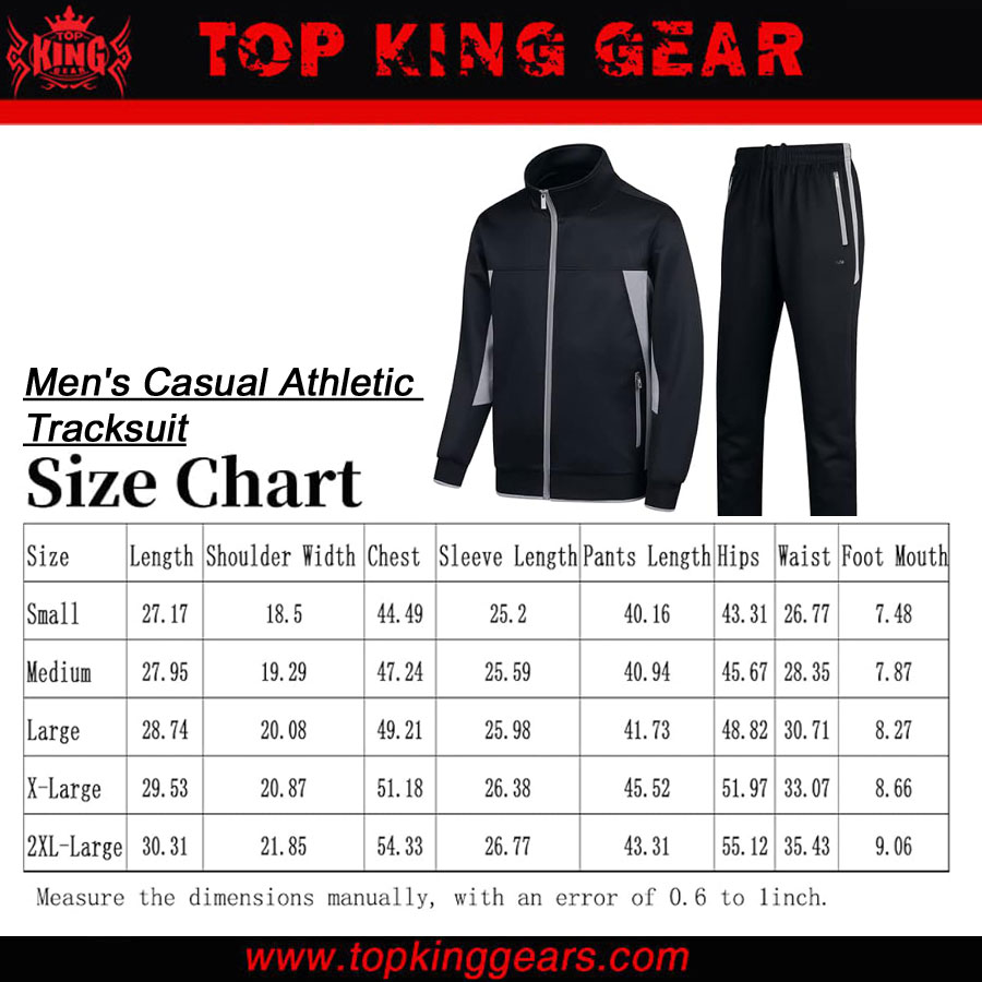 Men's Casual Athletic Tracksuit - Top King Gear